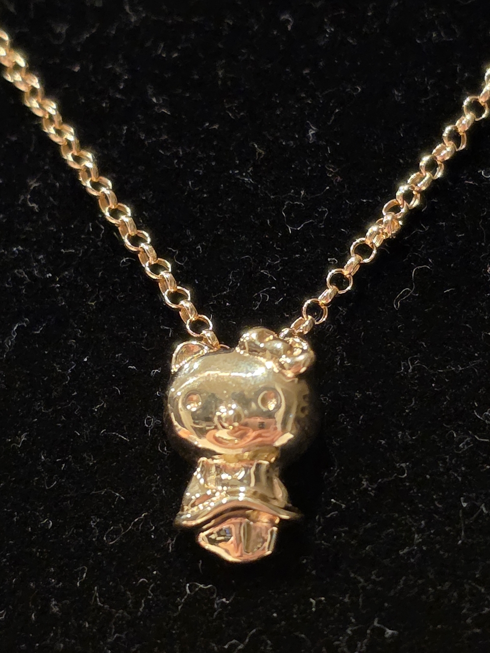 🎀✨️18K Gold Hello Kitty Pendant Necklace✨️🎀